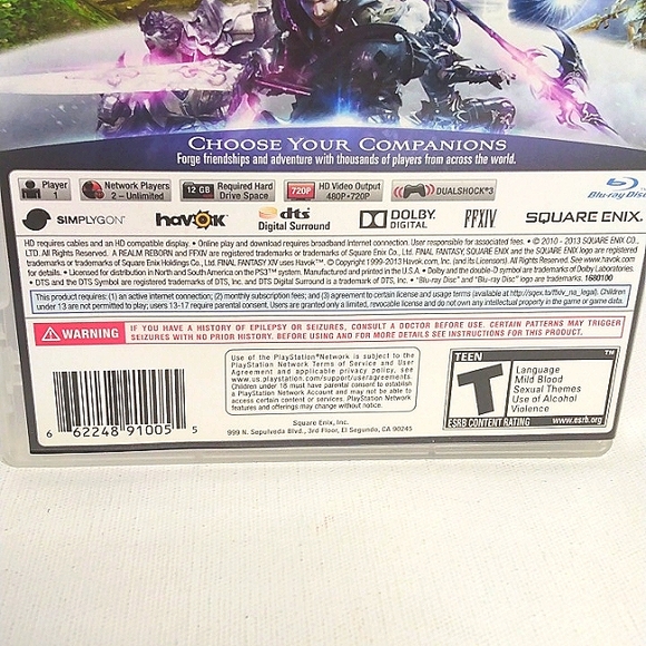 A REALM REBORN Final Fantasy XIV PS3 ONLINE - Picture 5 of 5